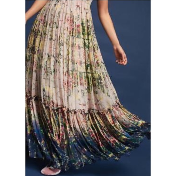 [ SOLD ]💲❗️ANTHRO tiered maxi dress - Picture 8 of 8